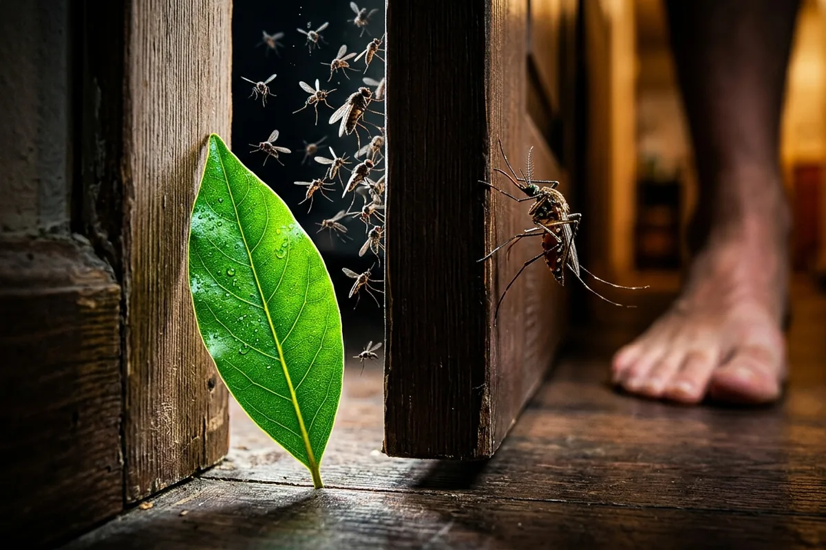 Addio a mosche e zanzare in casa: il trucco semplice della foglia di alloro dietro la porta