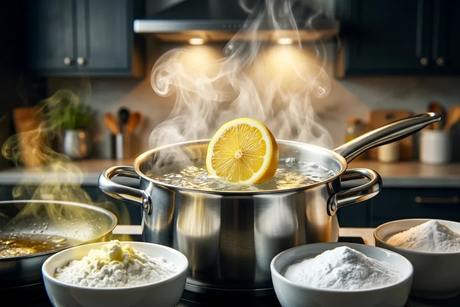 Bastano 2 ingredienti per eliminare gli odori dalla cucina in pochi minuti