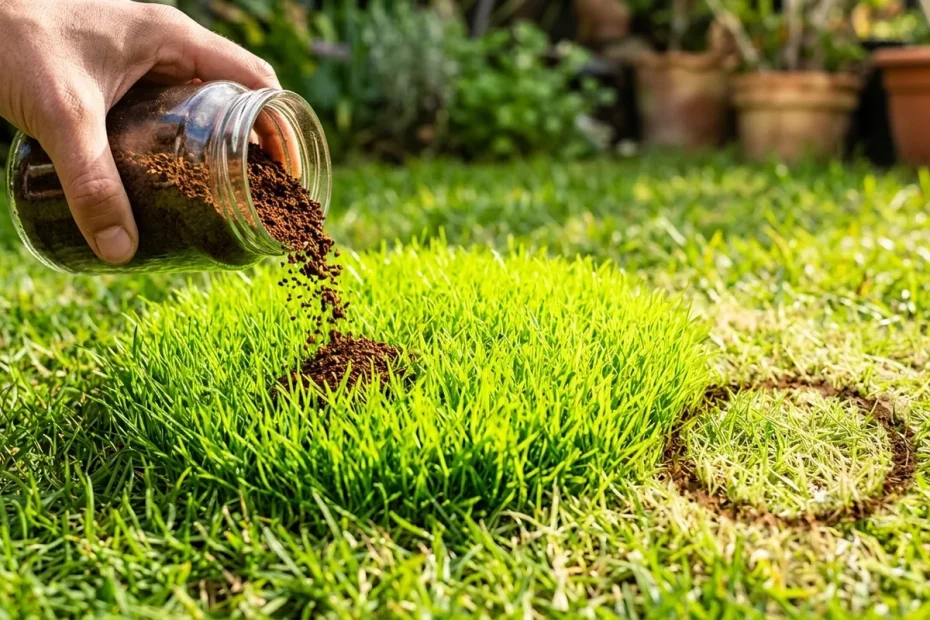 Tappeti erbosi fitti e verde intenso: il trucco semplice con i fondi di caffè